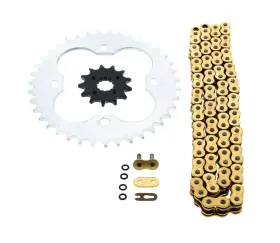 520-94 Cycleatv 61302 2009-2014 Honda 400x Trx400x Gold O Ring Chain And Sprocket Silver 13/39