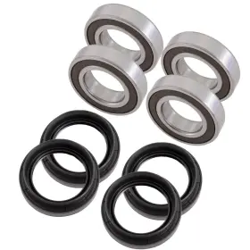 Wbk409f.001 East Lake Axle Yamaha Front Wheel Bearings And Seals Kit 350 Big Bear