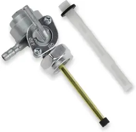 Flypig 699983084956 Motorcycle Fuel Tank Switch Valve Oil Petcock 16 X 1.5mm Silver