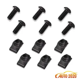 E-03sbc7103abk Grandorange Fit For Polaris Ranger Rzr General Body Panel Torx Screw And Flat Nut Set Us