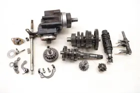 21100-ha7-670 Honda 86 Fourtrax 350 4x4 Transmission Shift Forks And Drum Trx350