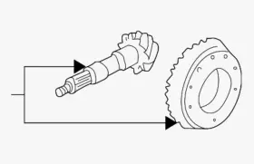 41220-pcz-003 Honda S2000 Ring And Pinion 2000-2009 Used Oem