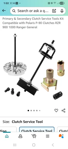 Gjb51 Hqpasfy Primary And Secondary Clutch Service Tools Kit For Polaris P90 Clutches Rzr