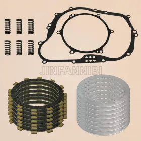 3088-0042 Jinfannibi Clutch Friction Steel Plates Kit For Kawasaki Klx250 Klx250s Klx300 Klx300r/sm