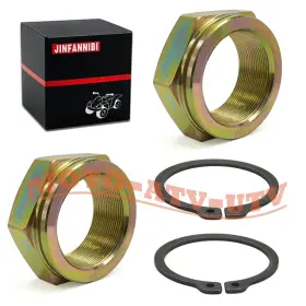 7547031 Jinfannibi 2pcs Rear Housing Hub Jam Nut Kit Set For Polaris Sportsman 500 6x6 2000-2008