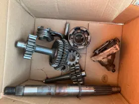 13127-1304 Kawasaki 04 Prairie 360 4x4 Transmission Shift Forks And Drum Kvf360c