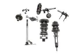 13127-s006 Kawasaki 05 Kfx400 2x4 Transmission Shift Forks And Drum Ltz400