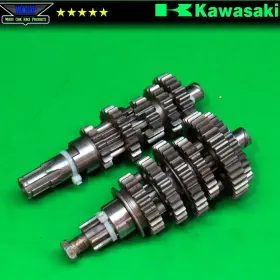13128-021 Kawasaki 1974 1975 Mc1 Mc1m Ke100 Transmission Gear Box Main Counter Shaft