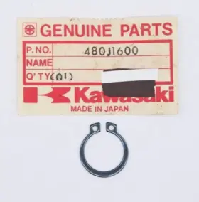 480j1600 Kawasaki New Oem Circlip-type-c 16mm Qty 4