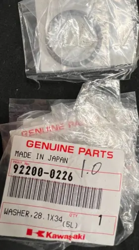 10-current Kawasaki 92200-0226 New Oem Race Kit Transmission Shim/washer Zx10r