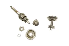 Psn007ef Kawasaki Prairie 650 03 Transmission Gears Shafts Assembly 53563