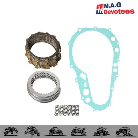 Mag226776es M.a.g-devotees Atv 05-08 Clutch Kit Disks Discs Springs Gasket For Suzuki Lt-z400 Ltz 400 Z400
