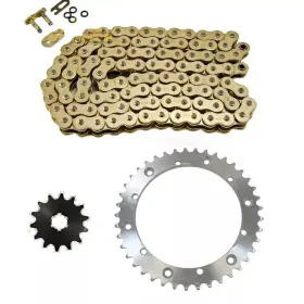 258634001 Max Motosports New Gold O Ring Chain Sprocket Fit 1989-2006 1999 2005 Yamaha Yfz350 Banshee 350