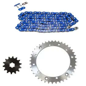 935497001 Max Motosports New Blue Drive Chain And Sprockets Kit For Yamaha Blaster 200 Yfs200 1988-2006