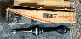 Bt-2075 Max Motosports Axle Drive Shaft Cv Joint Bt 2075 Heavy Duty Black Silver