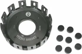 6096-m134770-atv Moose Racing Billet Clutch Basket With Cushion For 1987-2006 Yamaha Yfz350 Banshee Atv