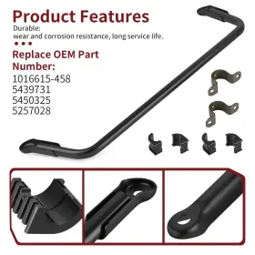 1016615-458 Moto1988 Heavy Duty Rear Stabilizer Bar With Bushing Bracket For Polaris Ranger 400 500 800