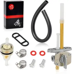 2hr-24500-02-00 Moto1988 Fuel Valve Petcock Kit For Yamaha Big Bear 350 1987-1999 Kodiak 400 4wd