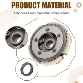 5gt-16620-00-00 Moto1988 Wet Clutch Centrifugal Carrier With One Way Bearing For Yamaha Yfm 600 Fw Grizzly