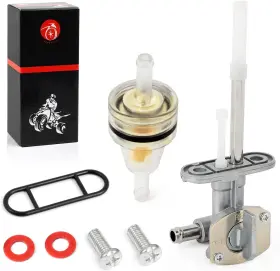 Moto1988 7052331 Fuel Valve Petcock 8mm For Polaris 2003-2007 Predator 500 Outlaw 2006