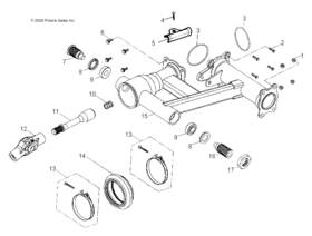 0452610 Polaris Pivot Bolt Genuine Oem Part Qty 1