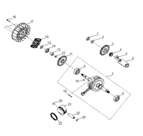 0454578 Polaris Drive Balance Gear Genuine Oem Part Qty 1