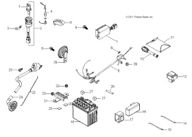 0455417 Polaris Main Harness Genuine Oem Part Qty 1