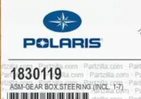 Mr1830119 Polaris 1830119 Asm-gear Box Steering