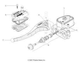 2201835 Polaris Master Cylinder Lever Kit Genuine Oem Part Qty 1 2201835 Polaris Master Cylinder Lever Kit Genuine Oem Part Qty 1