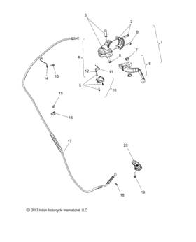 2205742 Polaris Clutch Lever Assembly Kit Genuine Oem Part Qty 1