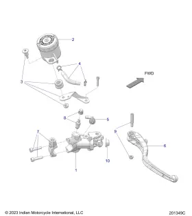 2208040 Polaris Lever Kit Black Genuine Oem Part Qty 1