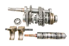 3234012 Polaris 05 Sportsman Mv7 Transmission Shift Forks And Drum