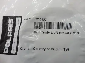 3235052 Polaris New Oem Seal Triple Lip Viton 2016 Sportsman Xp 1000