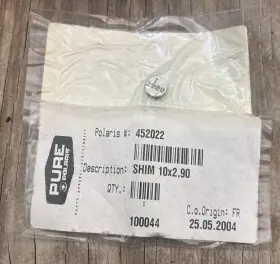 452022 Polaris Valve Shim 10x2 90 Oem Part