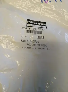 5412637 Polaris Clutch Cover Seal Inner