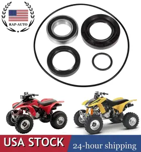 Raqp641 Ra-auto Rear Brake Drum Bearing And Seal Kit Fit For Honda Trx 300 Fw 1988 - 2000 4x4