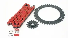 406120 Race-driven 1996-1999 Yamaha Yfs200 200 Blaster Red O-ring Chain And Black Sprocket 12/41 92l