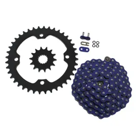 406565 Race-driven 06-2009 Yamaha Yfm700 700 Raptor Blue O-ring Chain And Black Sprocket 15/40 102l