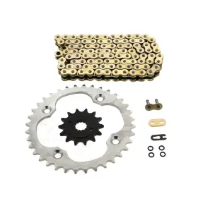 406998 Race-driven Gold O-ring Chain And Sprocket For Suzuki Ltr450 Quadracer 2006 - 2008 14/36 96l