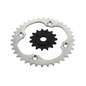 407026 Race-driven 2006 - 2010 Fits Suzuki Ltr450 15 Tooth Front And 36 Rear Silver Sprocket