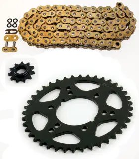 F-11510 Race-driven Chain And Sprockets For Polaris Trail Blazer 330 2008 2009 Gold O-ring 78l 11/40