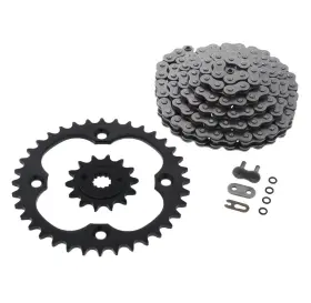 F-13429 Race-driven 2006-10 Fits Suzuki Ltr450 450 Quadracer O-ring Chain And Black Sprocket 14/36 96l