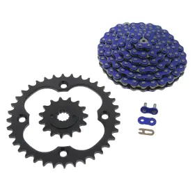 F-13526 Race-driven 06-10 Fit Suzuki Ltr450 Quadracer Blue Non O-ring Chain/black Sprocket 15/36 96l