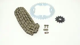 F-13898 Race-driven 1986 1987 Honda Trx250r Trx 250r Chain And Silver Sprocket 12/39 96l