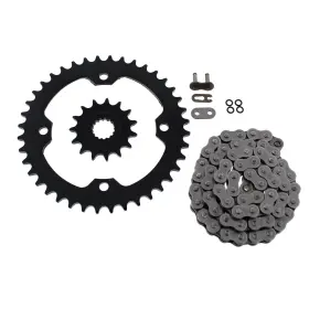 F-15936 Race-driven O-ring Chain And Silver Sprocket 15/40 102l For 2010 2011 Yamaha Yfz450x Yfz 450x