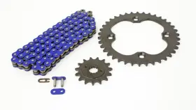 F-19029 Race-driven 2006-2010 Fits Suzuki Ltr450 450 Quadracer Blue Chain And Black Sprocket 15/38