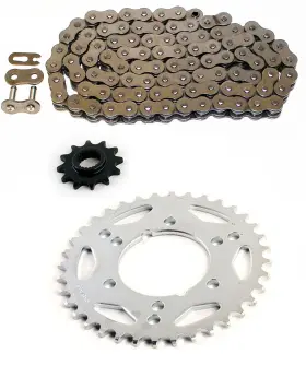 F-20344 Race-driven Chain And Sprocket Set For Polaris 425 Magnum 2x4 1995-1998 Non O-ring 86l 12/38