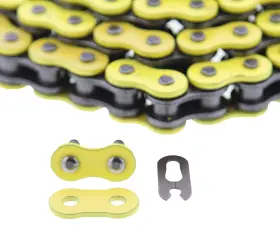520-90l Race-driven F-20709 87-04 Kawasaki Ksf250 250 Mojave Yellow Non O-ring Chain Atv 4 Wheeler