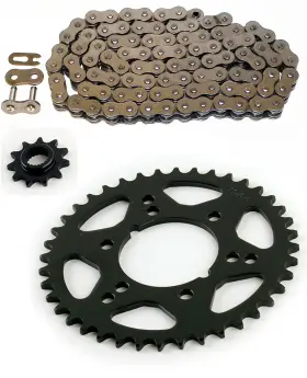 F-20857 Race-driven Non O-ring 78l Chain And Sprocket Set 11/40 For 2003-2009 Polaris Trail Boss 330