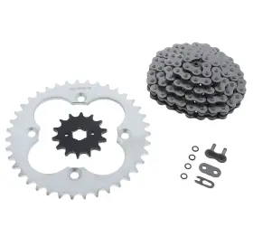 F-21085 Race-driven 1991 1992 Honda Trx250r Trx 250r O-ring Chain And Silver Sprocket 14/39 96l